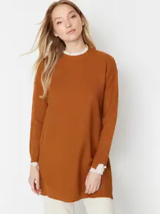 Trendyol Acrylic Longline Pullover Sweaters