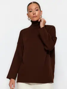 Trendyol Turtle Neck Long Sleeves Acrylic Pullover
