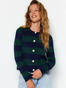 Trendyol Colourblocked Acrylic Cardigan Sweater