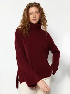 Trendyol Turtle Neck Ribbed Pullover Sweater