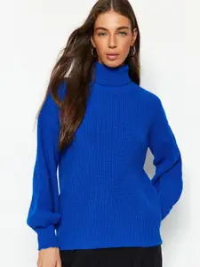 Trendyol Turtle Neck Cable Knit Pullover Sweater