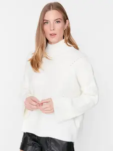 Trendyol Turtle Neck Ribbed Pullover