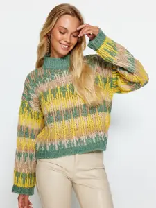Trendyol Ribbed Turtle Neck Pullover