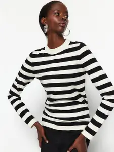 Trendyol Striped Long Sleeves Pullover
