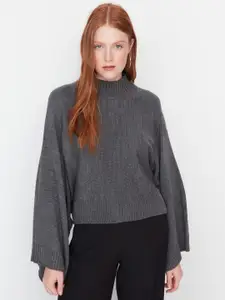 Trendyol Round Neck Long Sleeves Acrylic Pullover