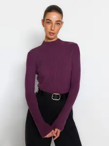 Trendyol Mock Collar Pullover Sweater