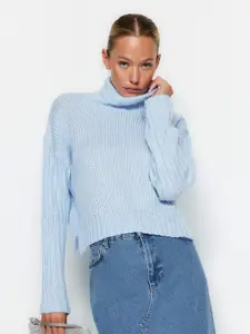 Trendyol Ribbed Turtle Neck Long Sleeves Pullover Sweaters