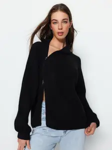 Trendyol Ribbed Cardigan Sweater