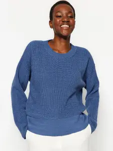 Trendyol Ribbed Pullover Acrylic Sweater
