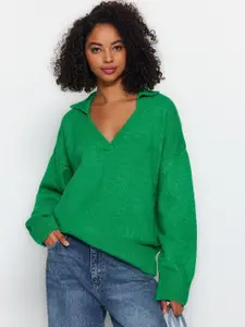 Trendyol V-Neck Pullover Sweater