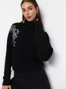 Trendyol Mock Collar Pullover