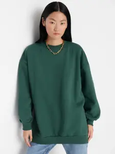 Trendyol Round Neck Cotton Sweatshirt