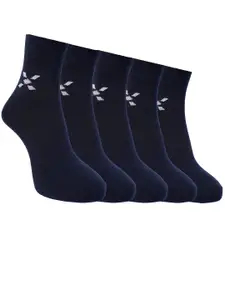 Dollar Socks Men Pack Of 5 Cotton Assorted Above Ankle-Length Socks