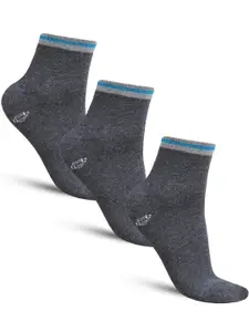 Dollar Socks Men Pack Of 3 Assorted  Pure Cotton Ankle Length Socks