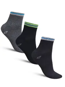 Dollar Socks Men Pack Of 3 Assorted Cotton Ankle Length Socks