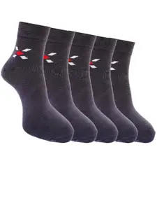 Dollar Socks Men Pack Of 5 Assorted Cotton Ankle-Length Socks
