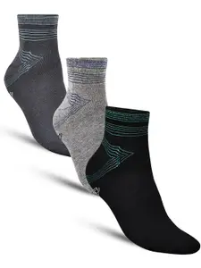 Dollar Socks Men Pack Of 3 Assorted Ankle Length Socks