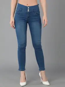 A-Okay Women Slim Fit High-Rise Light Fade Stretchable Jeans