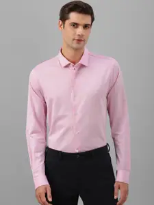 Louis Philippe Slim Fit Micro Ditsy Printed Cotton Formal Shirt