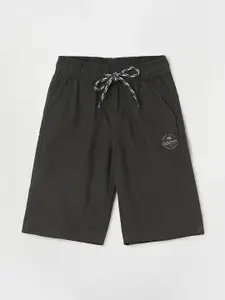max Boys Mid-Rise Pure Cotton Shorts