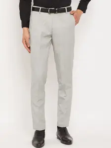 VEI SASTRE Men Smart Slim Fit Formal Trousers