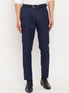 VEI SASTRE Men Smart Slim Fit Formal Trousers