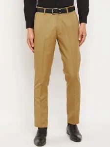 VEI SASTRE Men Mid-Rise Smart Slim Fit Formal Trousers