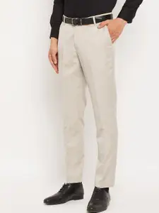 VEI SASTRE Men Smart Slim Fit Formal Trousers