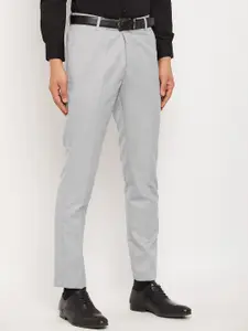 VEI SASTRE Men Smart Slim Fit Formal Trousers