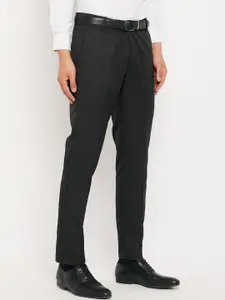 VEI SASTRE Men Mid-Rise Smart Slim Fit Formal Trousers