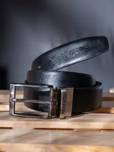 Red Tape Men Textured Leather Reversible Belt