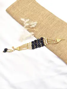 TEEJH Women Gold-Plated Wraparound Bracelet