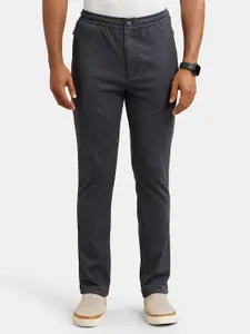 Jockey Men Self Design Textured Original Slim Fit Trousers