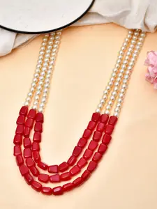 Silvermerc Designs Brass Gold-Plated Layered Necklace