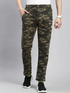 Monte Carlo Men Camouflage Printed Track Pants