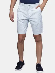 t-base Men Floral Printed Shorts