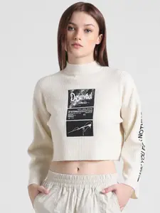 ONLY Graphic Printed Crop Sweatshirt