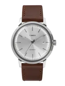 Timex Men Dial & Leather Straps Analogue Watch TW2T22700U9
