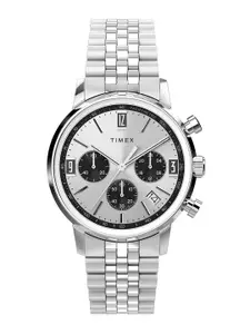 Timex Men Dial & Stainless Steel Bracelet Style Straps Analogue Watch TW2W10400UJ