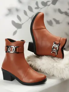 The Roadster Lifestyle Co. Women Mid-Top Block Chelsea Boots