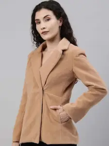 Campus Sutra Notched Lapel Single Breasted Blazers