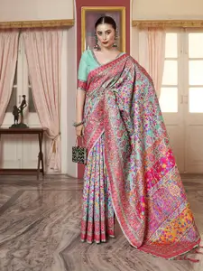 elora Floral Woven Design Saree