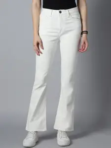 High Star Women Bootcut High-Rise Clean Look Stretchable Jeans