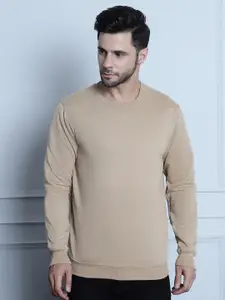 Imsa Moda Round Neck Fleece Pullover Sweatshirt