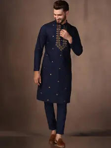 KISAH Embroidered Kurta with Trousers
