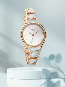 Titan Women Water Resistance Stainless Steel Analogue Watch 95190WM02