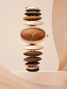 Titan Women Water Resistance Stainless Steel Analogue Watch 95191WM01