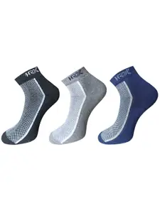 HRX by Hrithik Roshan Men Pack Of 3 Ankle-Length  Socks