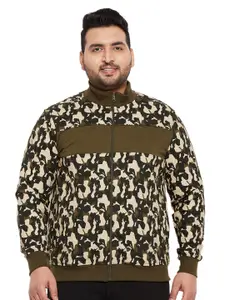 Sztori Plus Size Abstract Printed Sweatshirt