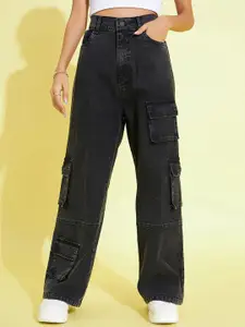 Noh.Voh - SASSAFRAS Kids Girls Straight Fit Clean Look Cargo Jeans